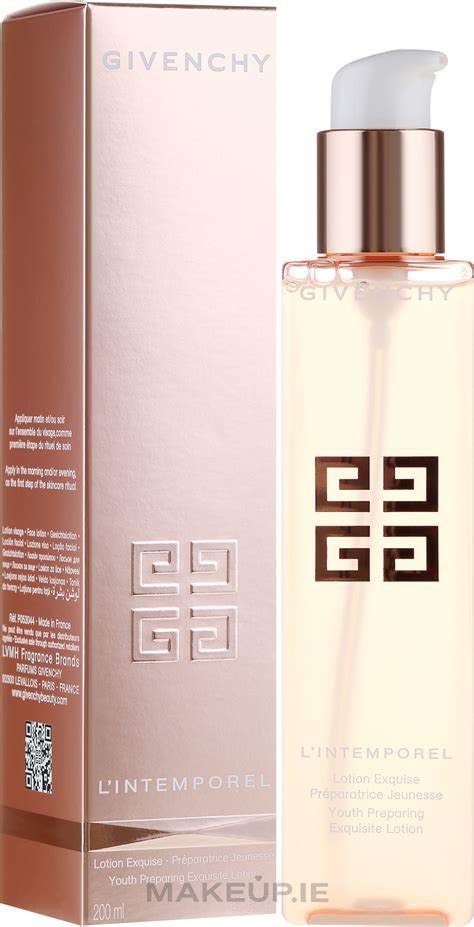 givenchy youth preparing exquisite lotion|Givenchy L'Intemporel Youth Preparing Exquisite Lotion .